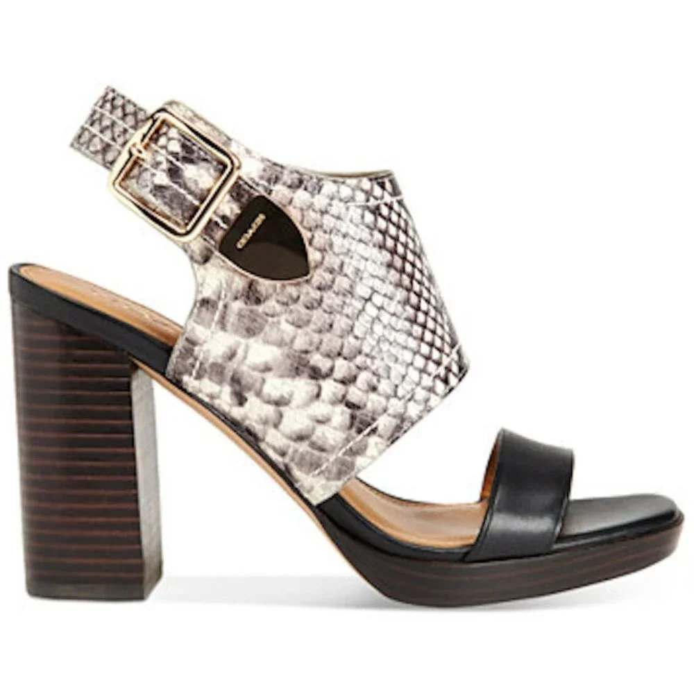 NWOB Coach Betsy Open Toe Heel Sandal